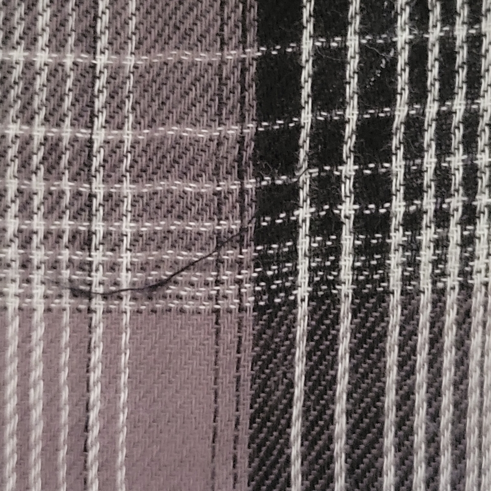 Free people × CP Shades black and gray plaid tunic - Picture 8 of 10